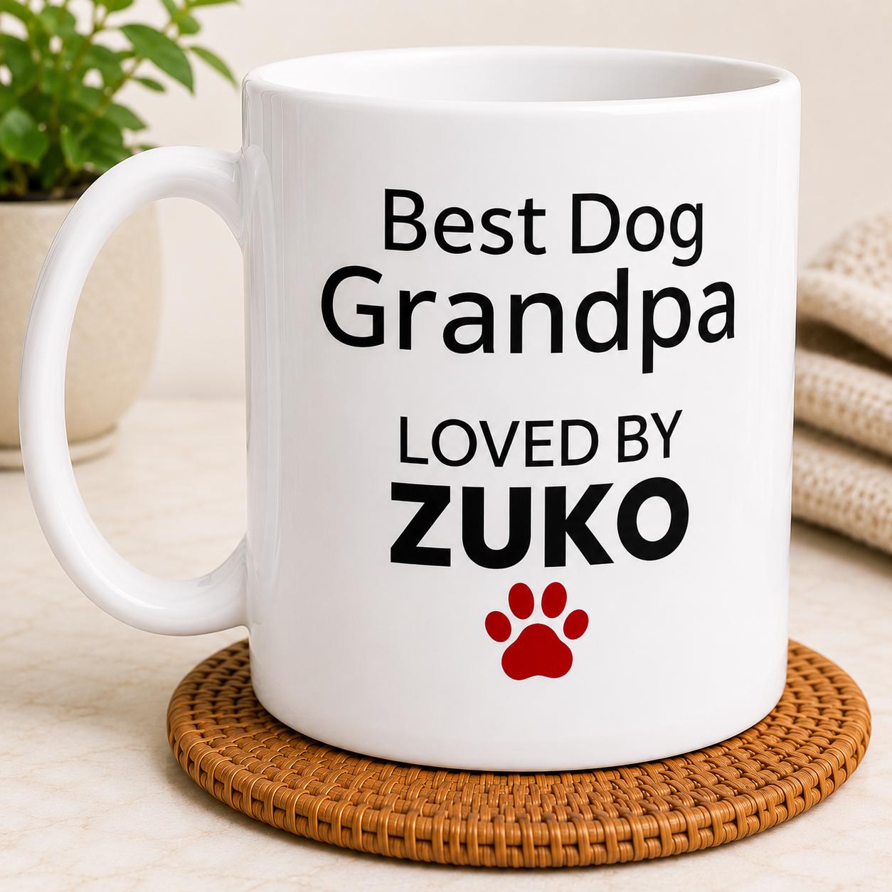 Dog Grandpa Gift | Personalised Dog Grandpa Mug