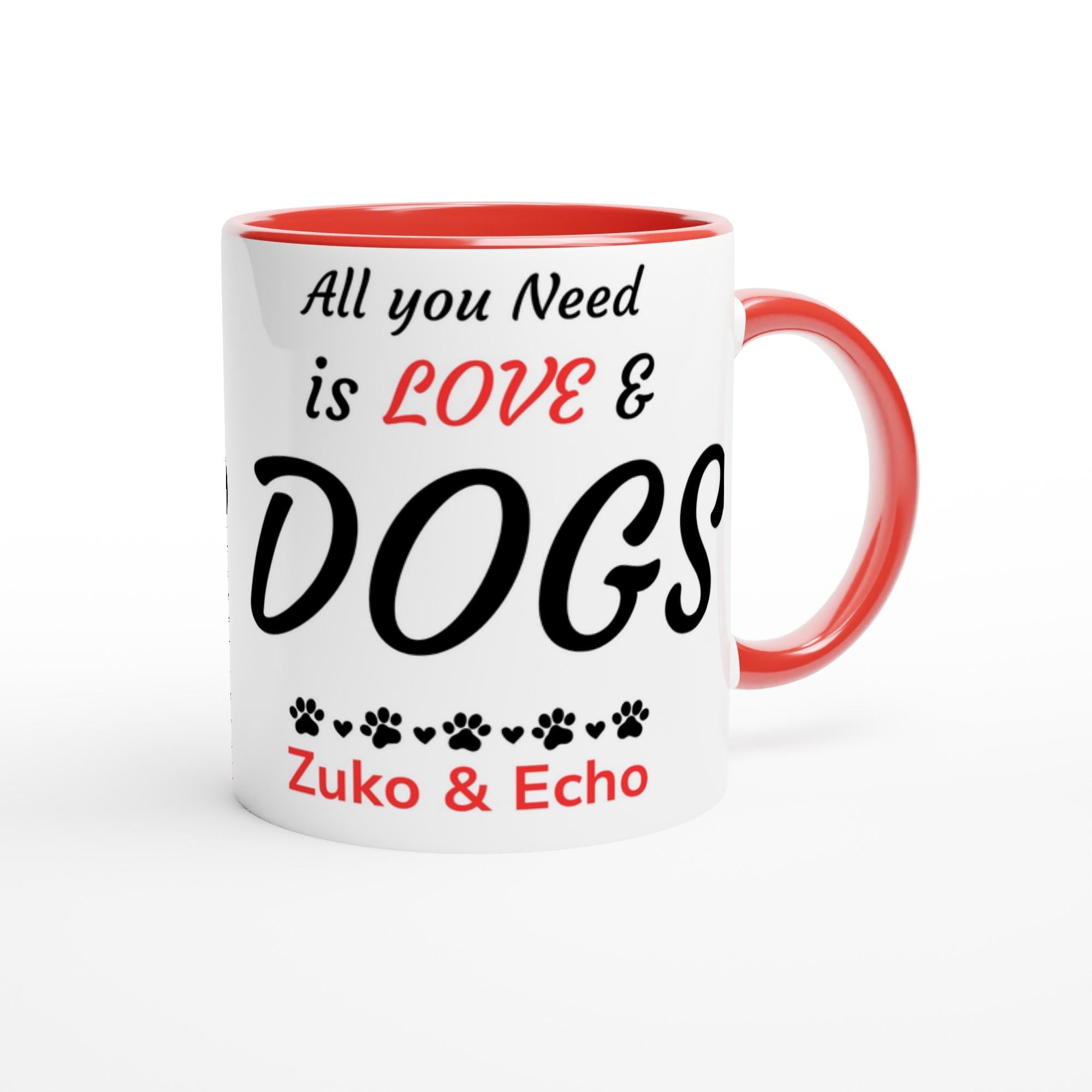 Dog Mum Gift | Dog Dad Gift  Personalised Dog Parent Mug |All you need is love and dogs| PawVibe