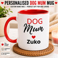 Personalised Dog Mum Mug | Custom Dog Name Coffee Mug | Proud Dog Mum Gift | Gift for Dog Lovers | Mother’s Day Gift