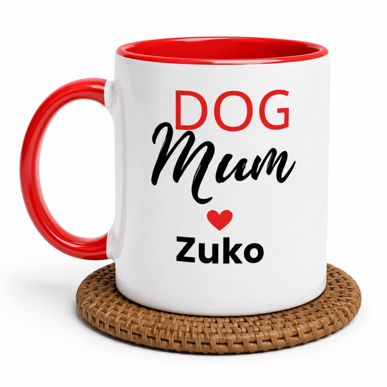 Personalised Dog Mum Mug | Custom Dog Name Coffee Mug | Proud Dog Mum Gift | Gift for Dog Lovers | Mother’s Day Gift