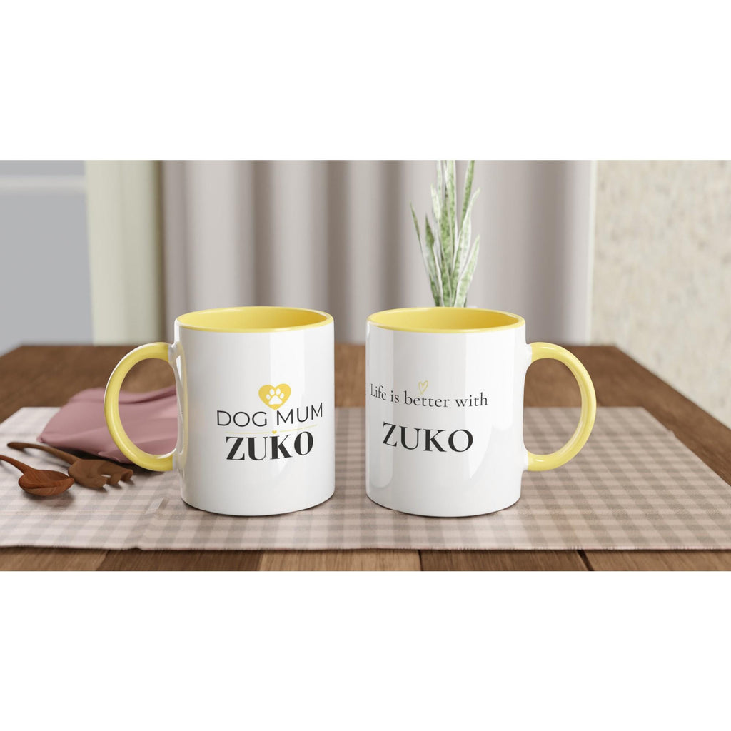 Personalised Dog Mum Mug | Custom Dog Name Coffee Mug | Dog Mum Gift | Gift for Dog Lovers