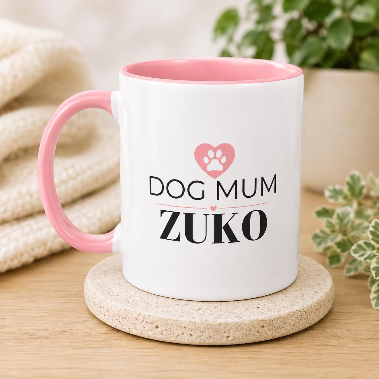 Personalised Dog Mum Mug