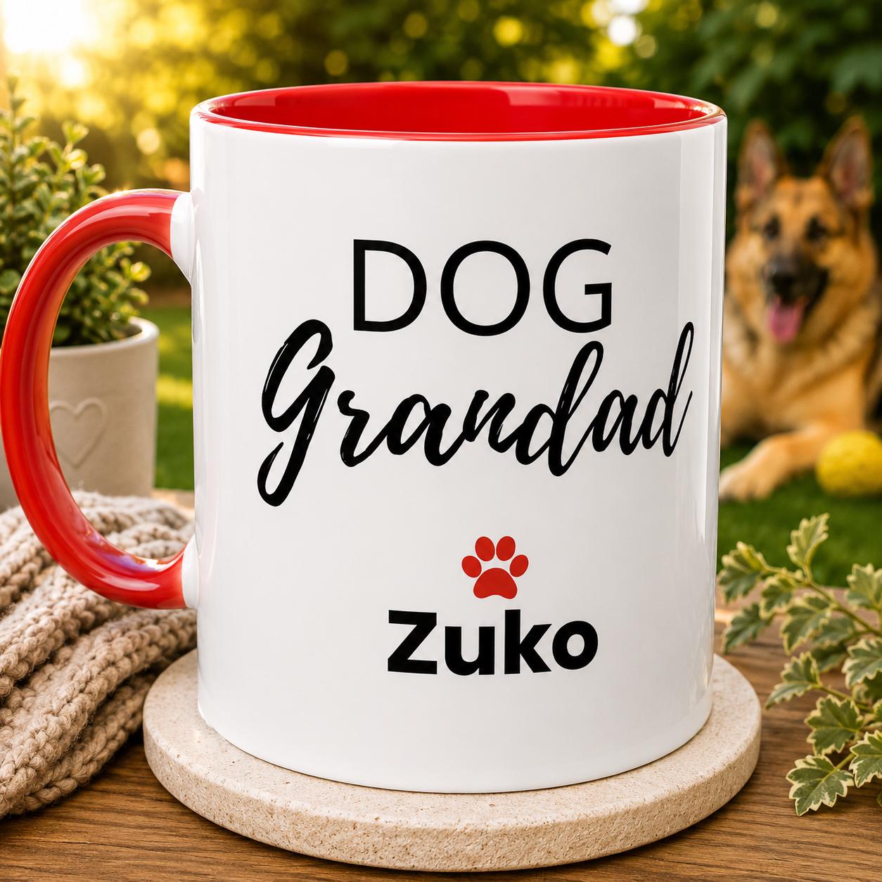 Dog Grandad Gift | Personalised Dog Grandad Mug
