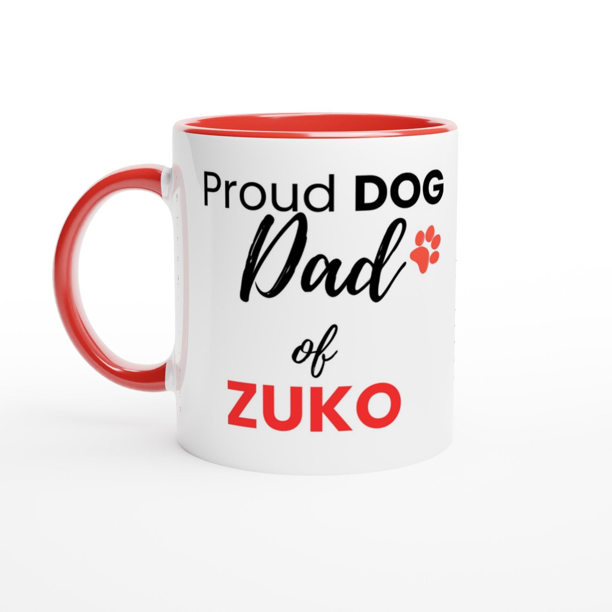 Proud Dog Dad | Personalised Dog Dad Mug | Dog Dad Coffee Mug