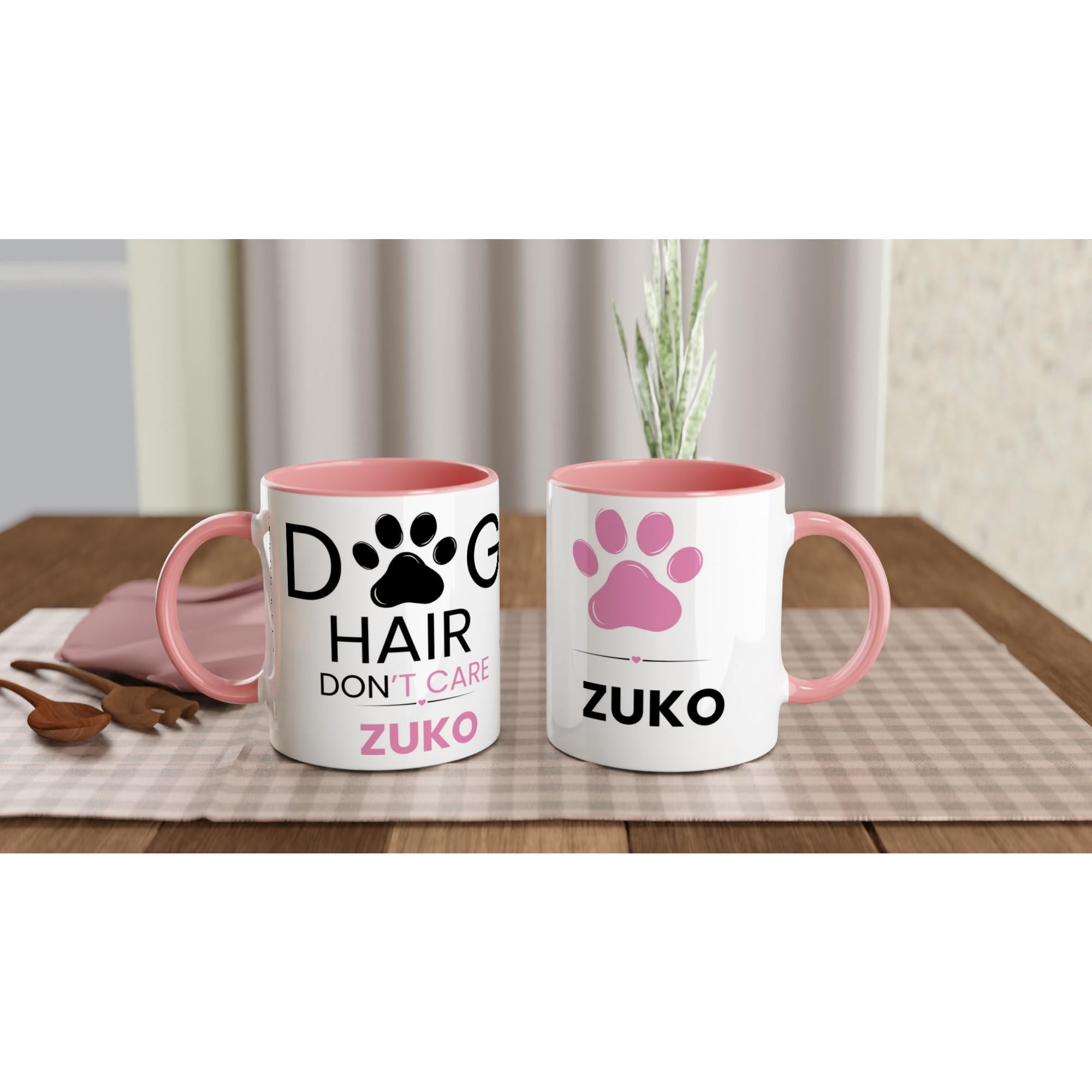 Dog Mum Gift | Personalised Dog Mum Mug |Dog Hair don't care  | PawVibe