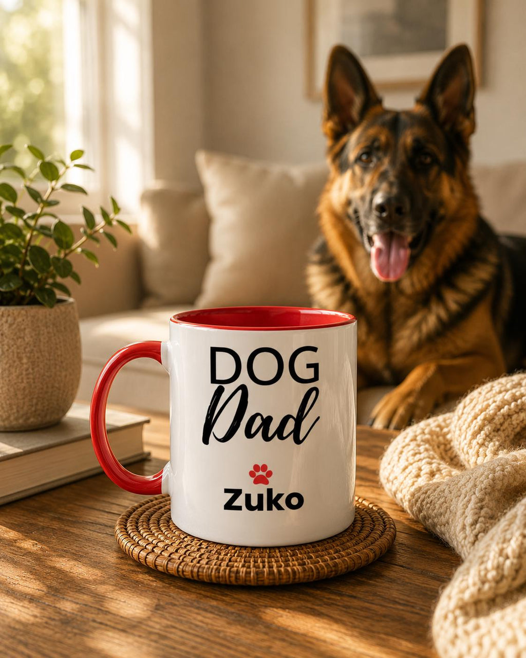 Personalised Dog Dad Mug | Custom Dog Dad Coffee Mug with Dog Name | Dog Dad Gift | Pet Dad Mug | Father’s Day Gift | Dog Lover Mug