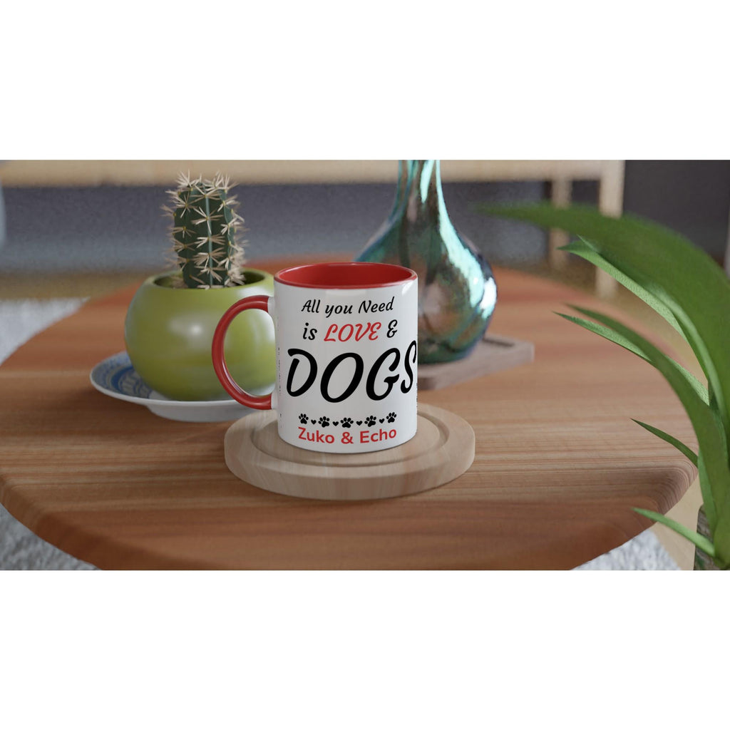 Dog Mum Gift | Dog Dad Gift  Personalised Dog Parent Mug |All you need is love and dogs| PawVibe