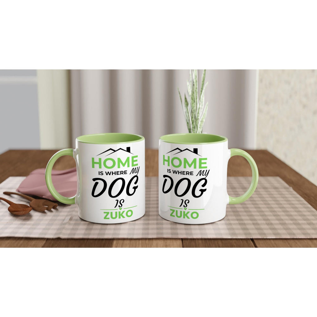 Dog Mum Gift | Dog Dad Gift  Mug | Home is where my dog is | PawVibe
