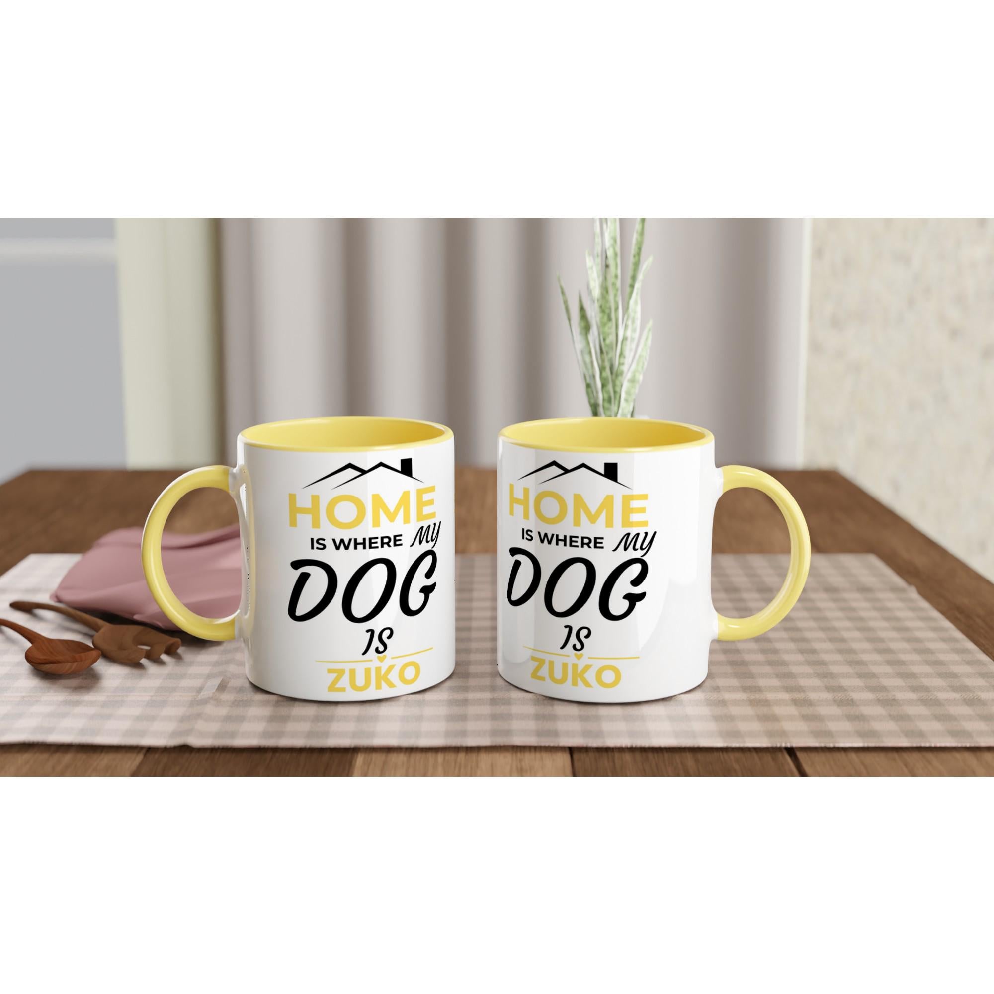 Dog Dad Gift | Dog Dad Gift  Mug |Proud Dog Dad | Home is where my dog is | PawVibe