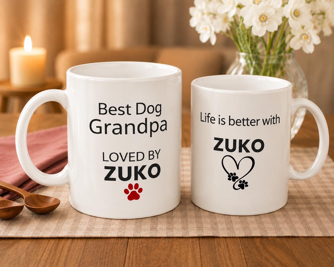 Dog Grandpa Gift | Personalised Dog Grandpa Mug
