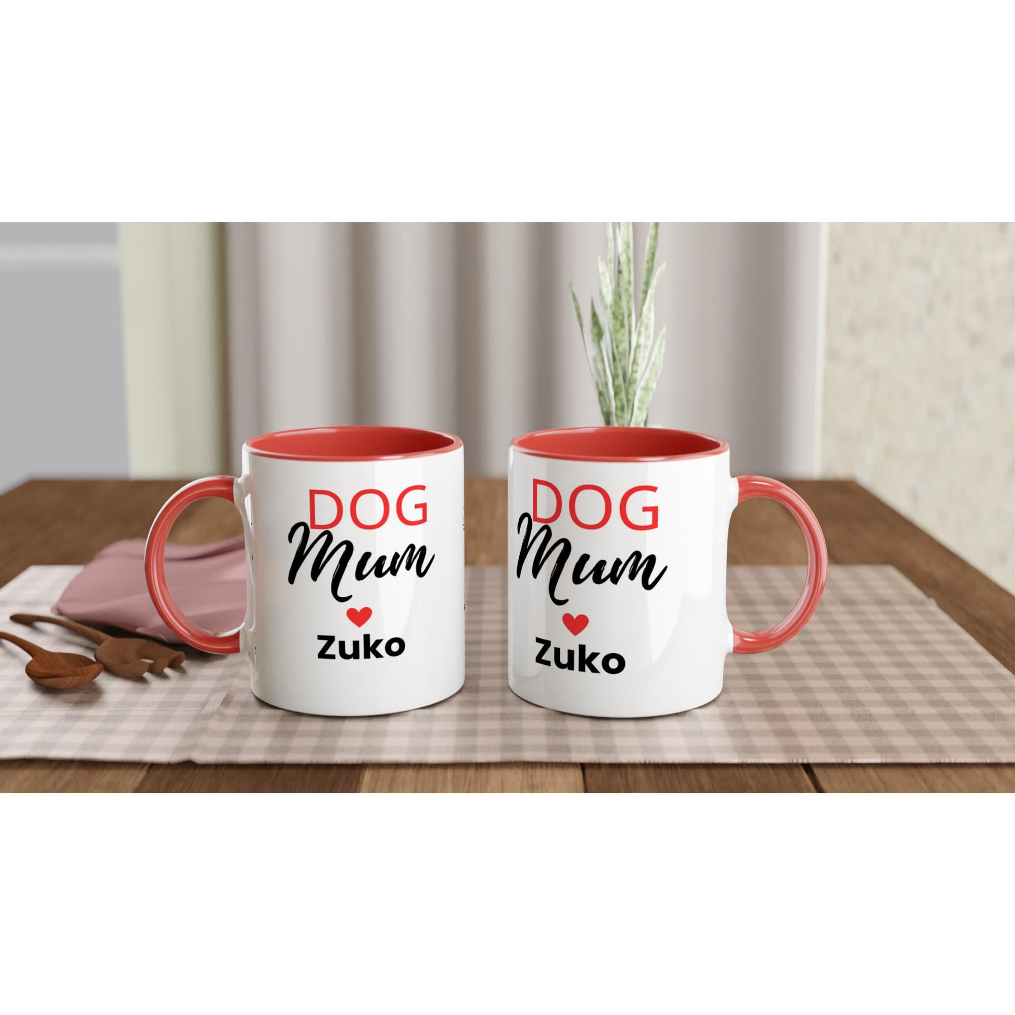 Personalised Dog Mum Mug | Custom Dog Name Coffee Mug | Proud Dog Mum Gift | Gift for Dog Lovers | Mother’s Day Gift