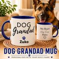 Personalised Dog Grandad Mug | Custom Dog Name Coffee Mug | Gift for Dog Grandad | Dog Lover Gift