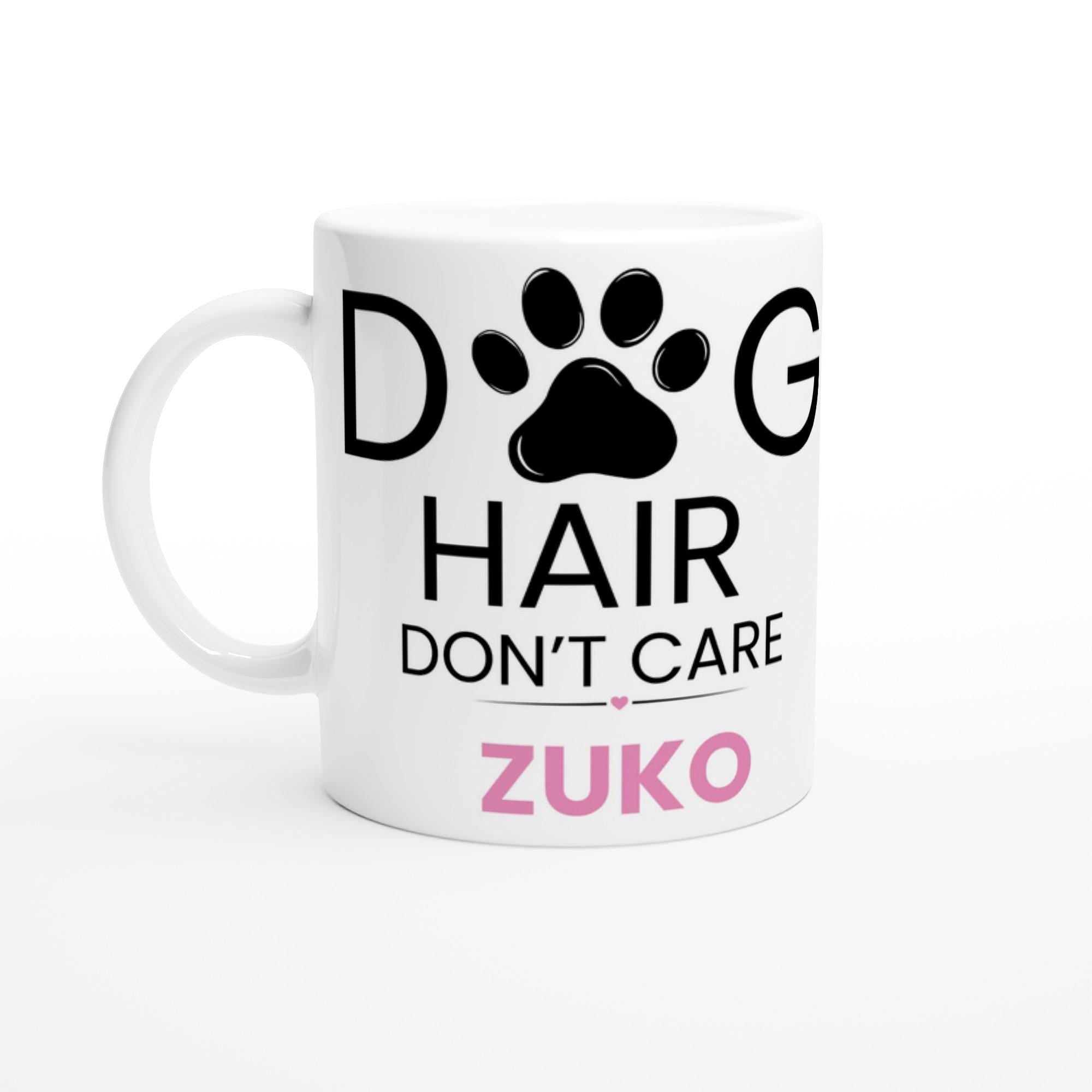 Dog Mum Mug | Personalised Dog Mum Ceramic Mug | Dog hair don't care