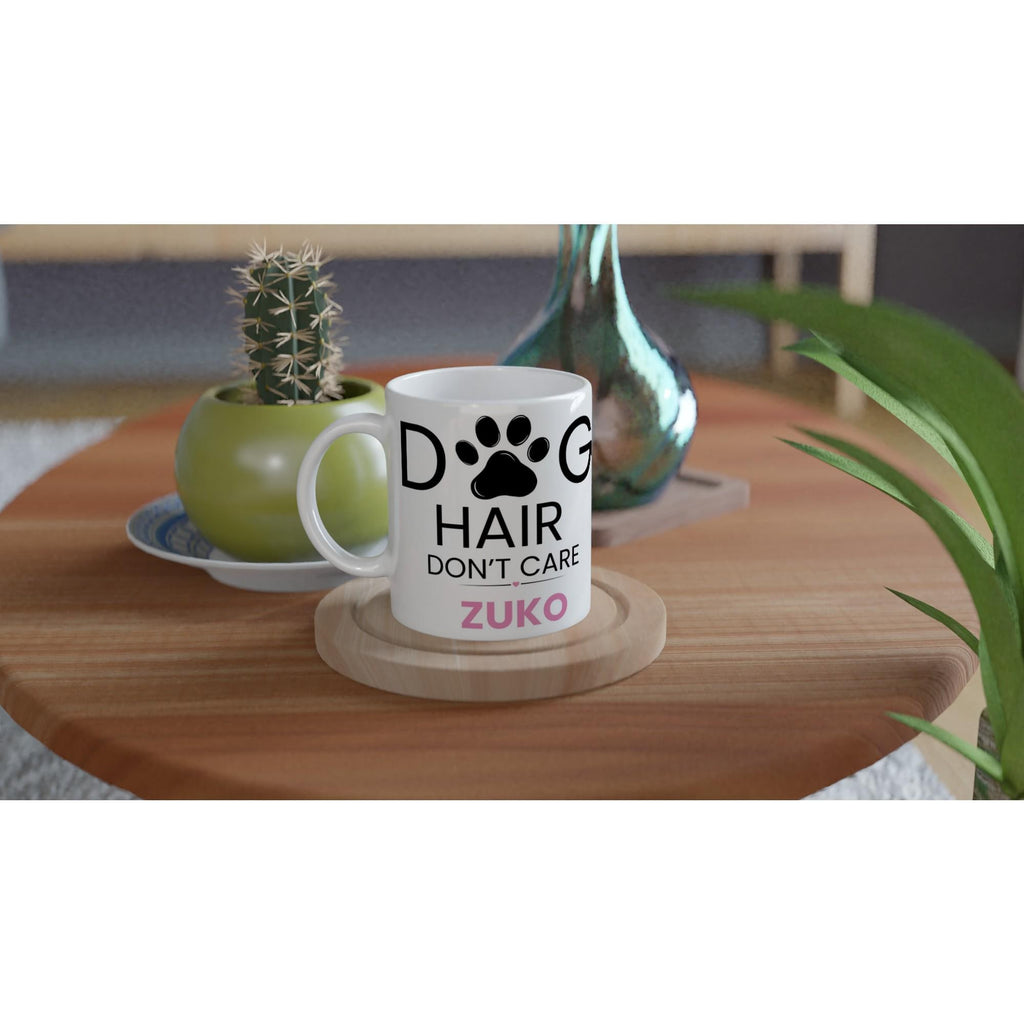 Dog Mum Mug | Personalised Dog Mum Ceramic Mug | Dog hair don't care