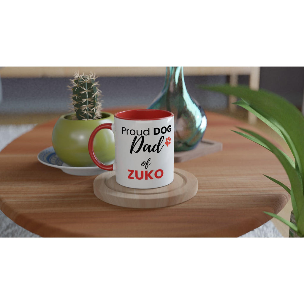 Proud Dog Dad | Personalised Dog Dad Mug | Dog Dad Coffee Mug
