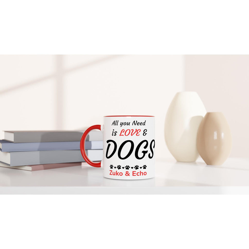 Dog Mum Gift | Dog Dad Gift  Personalised Dog Parent Mug |All you need is love and dogs| PawVibe