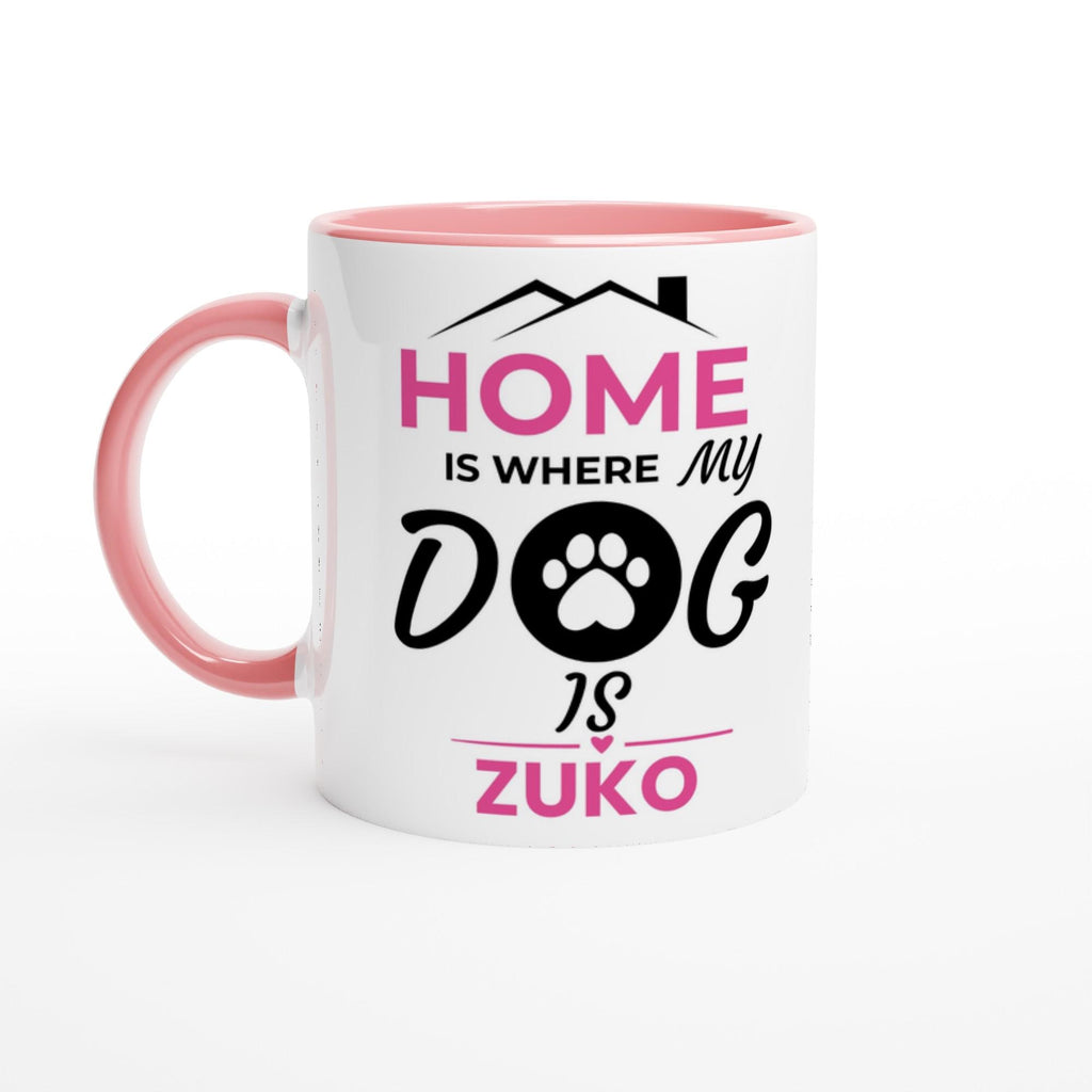 Dog Mum Gift | Personalised Dog Mum Mug |Home is Where My Dog Is | PawVibe