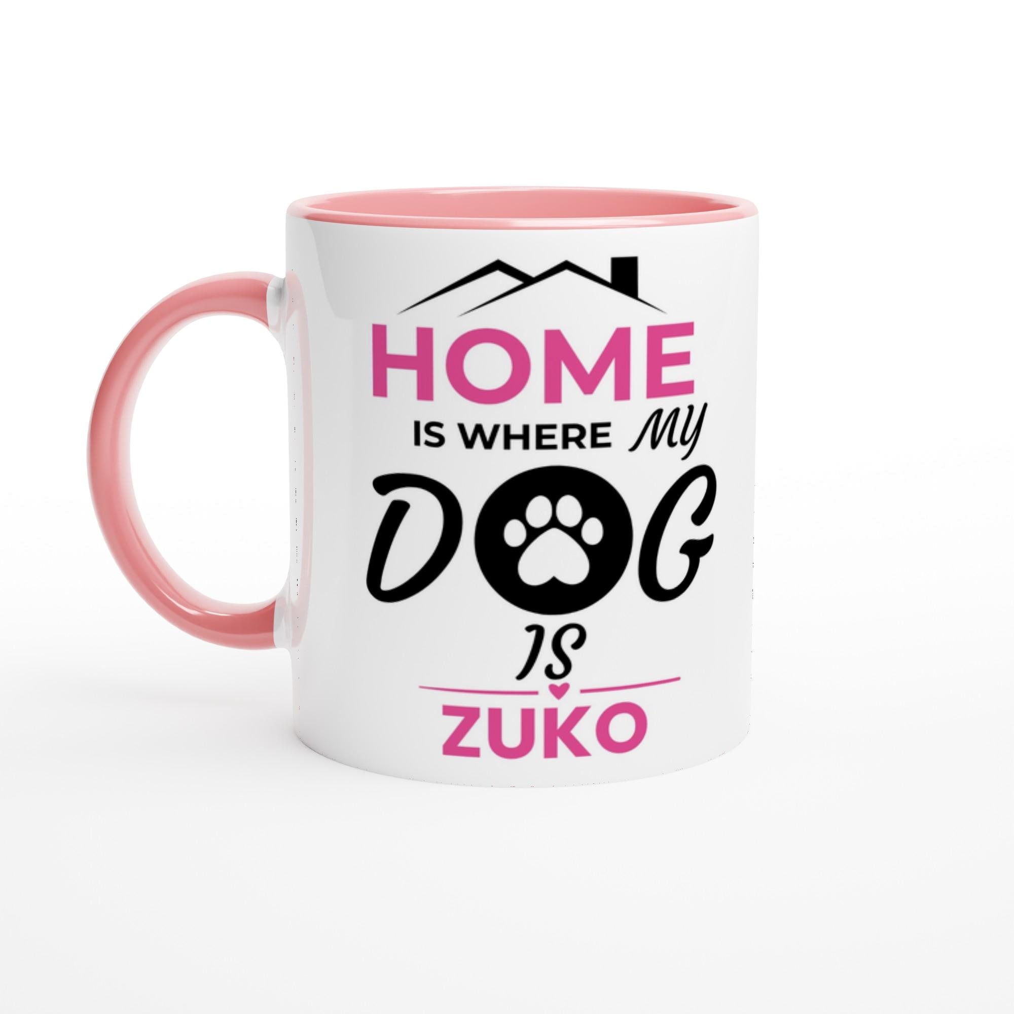 Dog Mum Gift | Personalised Dog Mum Mug |Home is Where My Dog Is | PawVibe