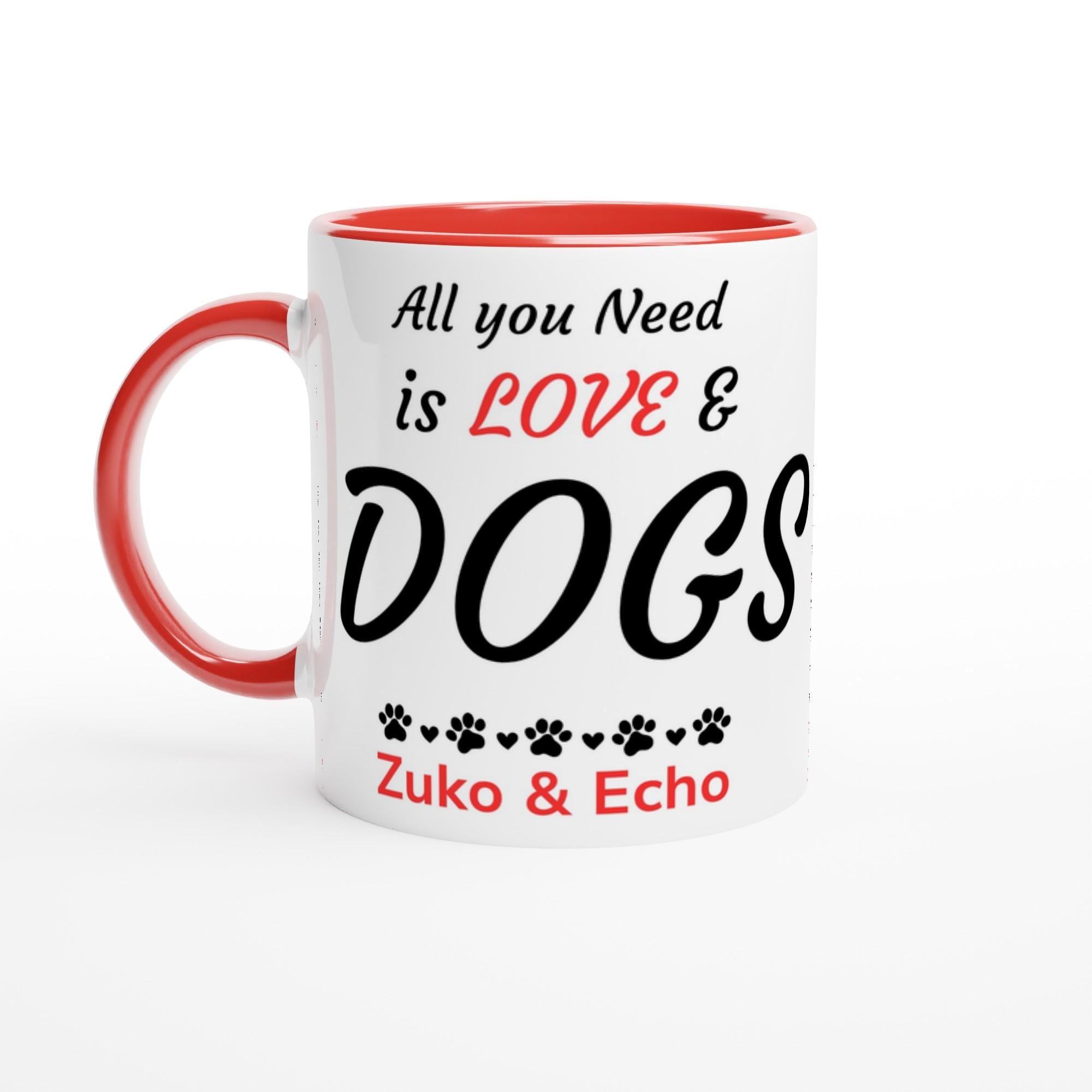 Dog Mum Gift | Dog Dad Gift  Personalised Dog Parent Mug |All you need is love and dogs| PawVibe