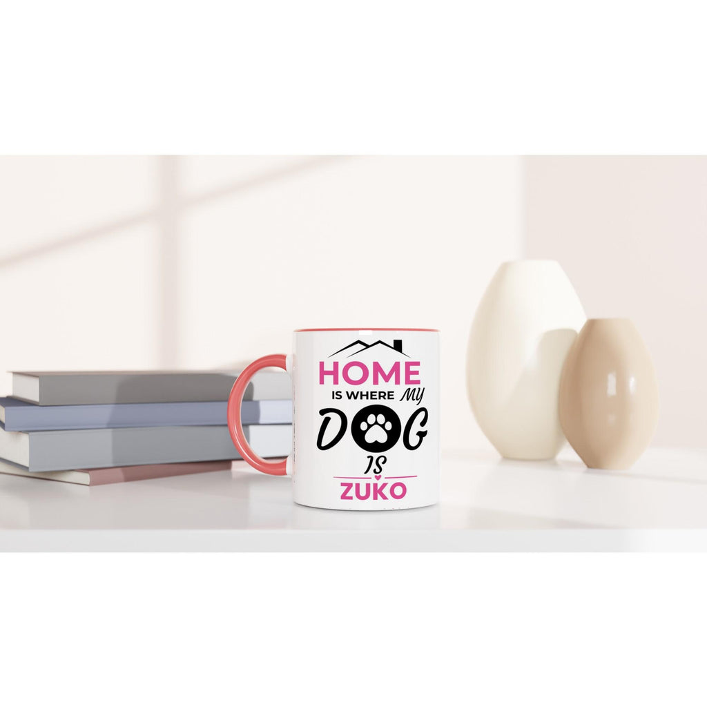 Dog Mum Gift | Personalised Dog Mum Mug |Home is Where My Dog Is | PawVibe