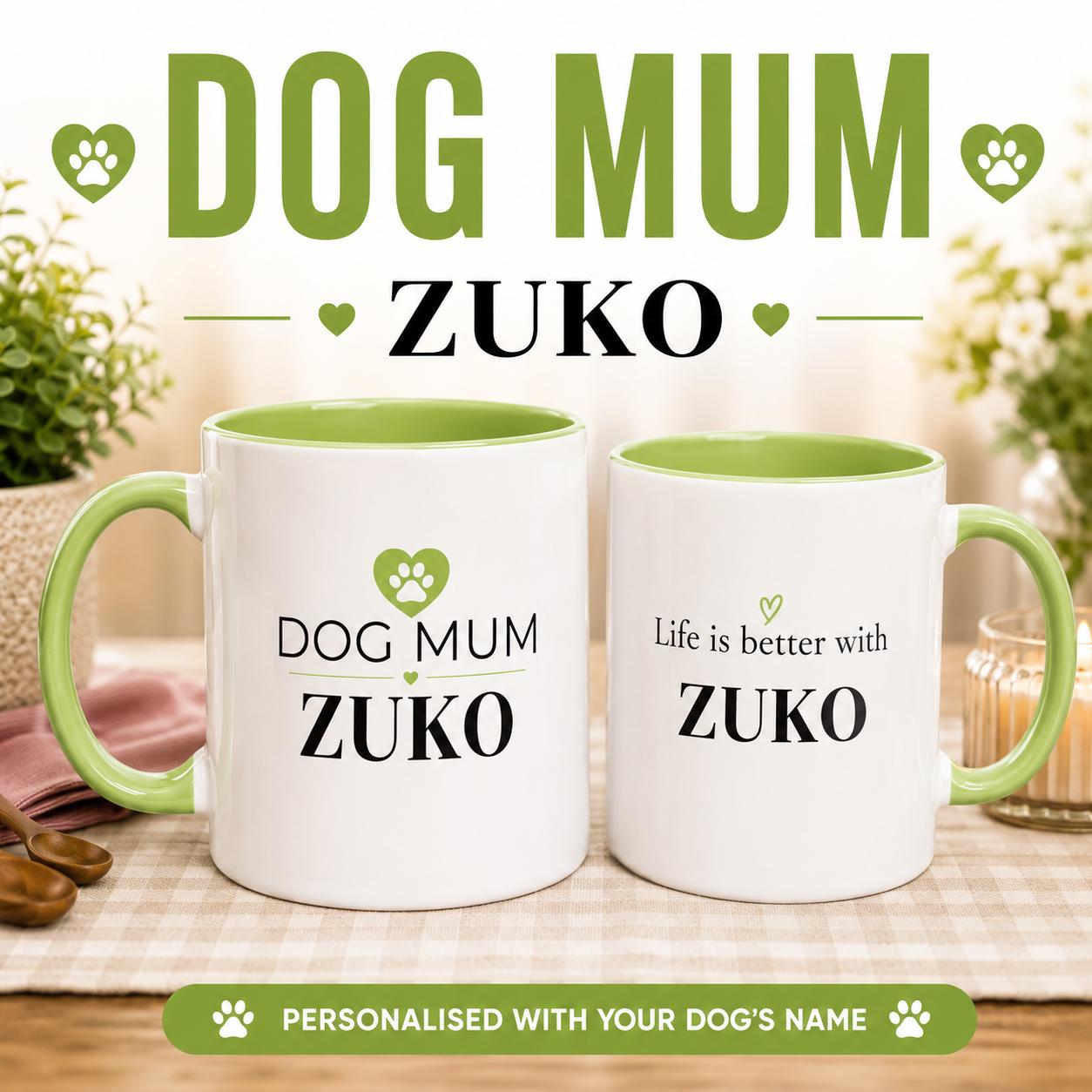 Dog Mum Gift |  Personalised Dog Mum Mug