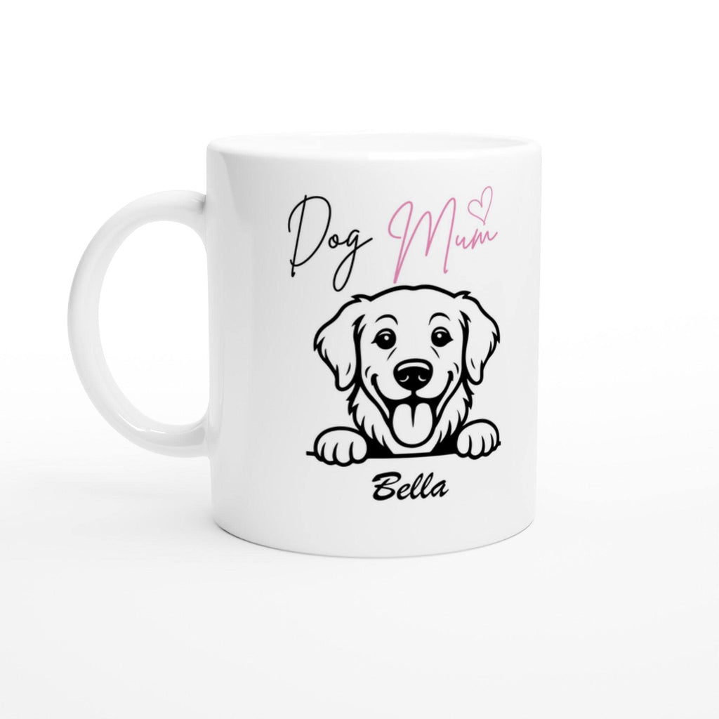 Golden Retriever Dog Mum Mug | Personalised Dog Mum Ceramic Mug