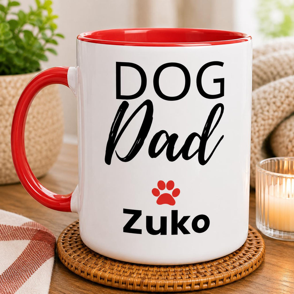 Personalised Dog Dad Mug | Custom Dog Dad Coffee Mug with Dog Name | Dog Dad Gift | Pet Dad Mug | Father’s Day Gift | Dog Lover Mug