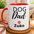 Personalised Dog Dad Mug | Custom Dog Dad Coffee Mug with Dog Name | Dog Dad Gift | Pet Dad Mug | Father’s Day Gift | Dog Lover Mug