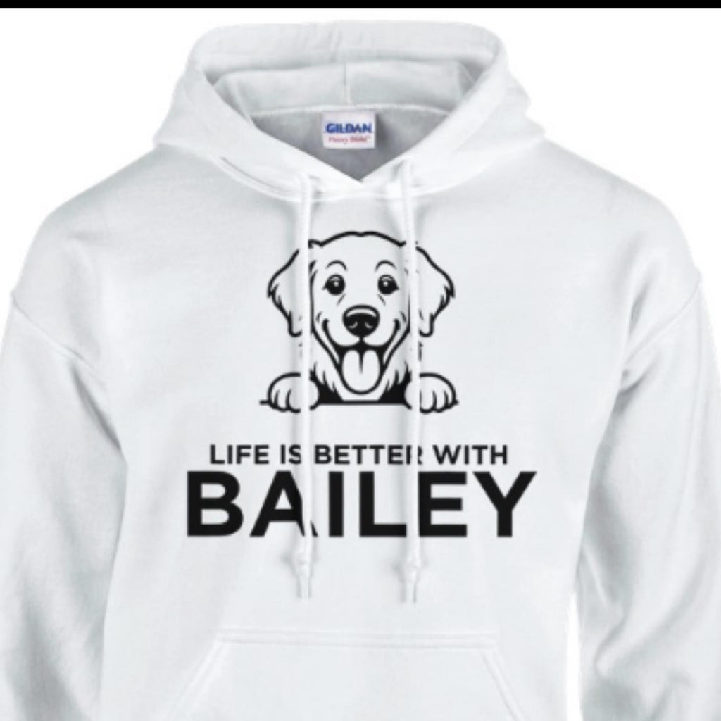 Dog Dad Gift | Custom Dog Breed Hoodie | Personalised Dog Dad Gift, Unisex Fit