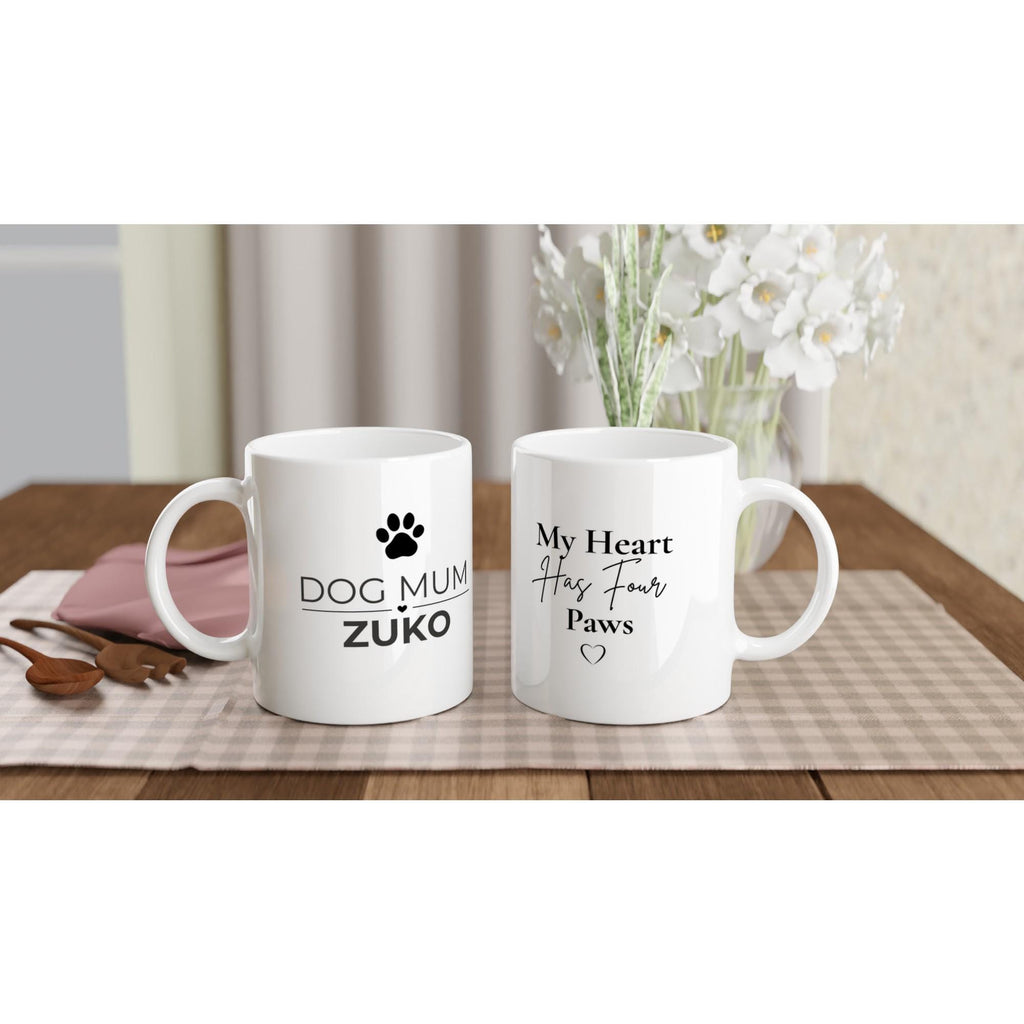Dog Mum Gift | Personalised Dog Mum Mug | Custom Dog Name Coffee Cup