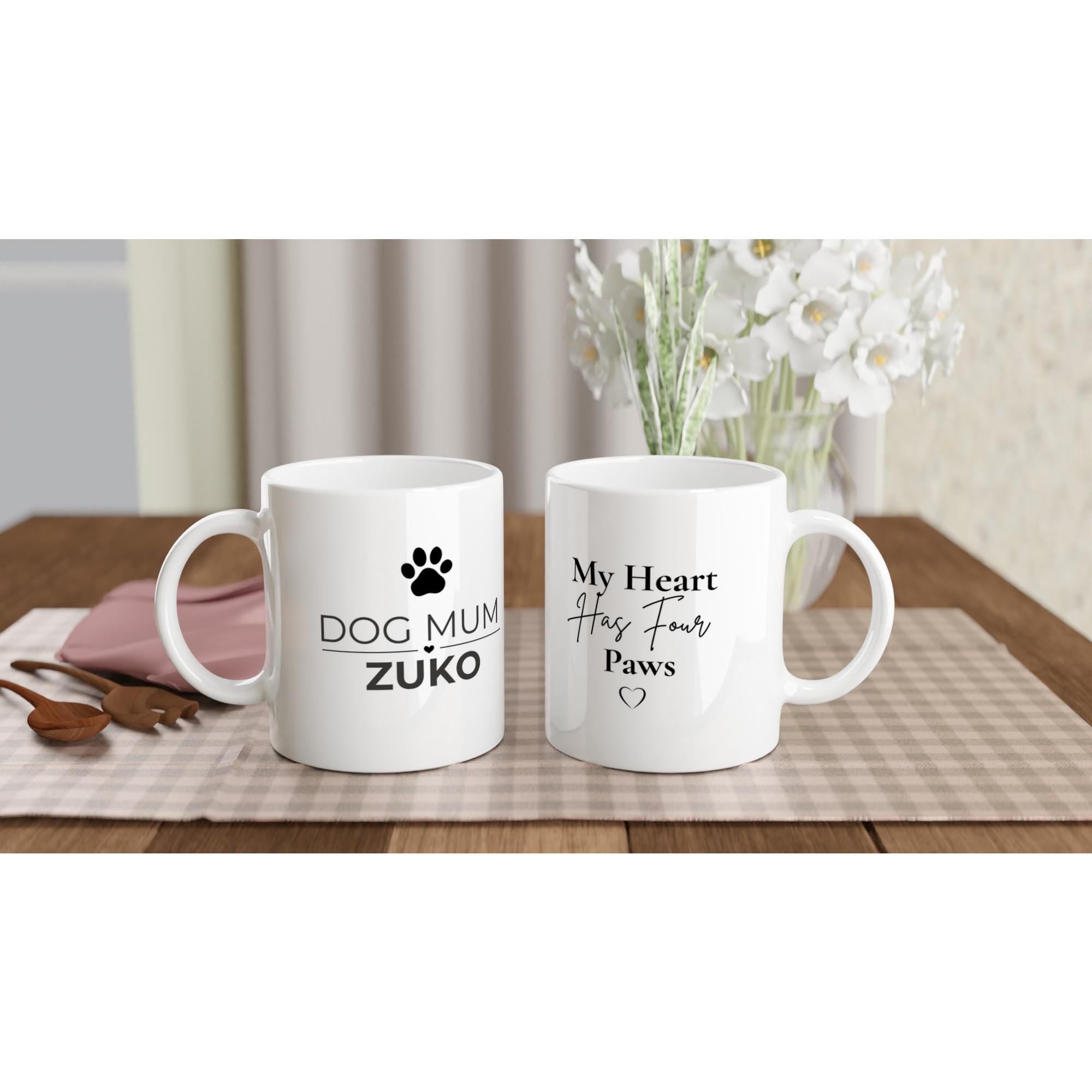 Dog Mum Gift | Personalised Dog Mum Mug | Custom Dog Name Coffee Cup