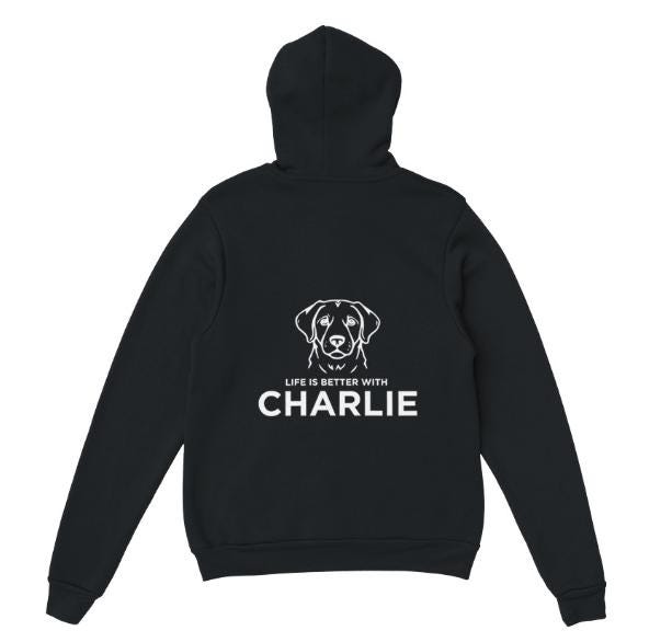 Dog Mum Gift | Personalised Dog Mum Hoodie | Custom Breed Name, Dog Lover Gift