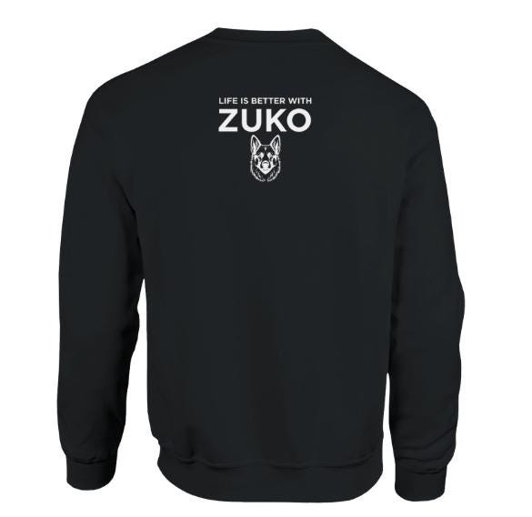 Dog Mum Gift | Personalised Dog Mum Crewneck Sweatshirt | Custom Dog Breed Name Gift