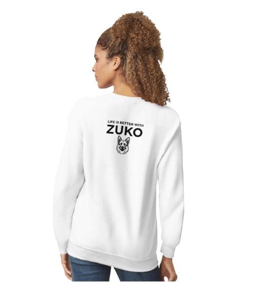Dog Mum Gift | Personalised Dog Mum Crewneck Sweatshirt | Custom Dog Breed Name Gift