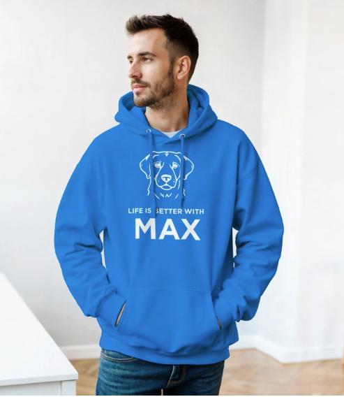 Dog Dad Gift | Custom Dog Breed Hoodie | Personalised Dog Dad Gift, Unisex Fit