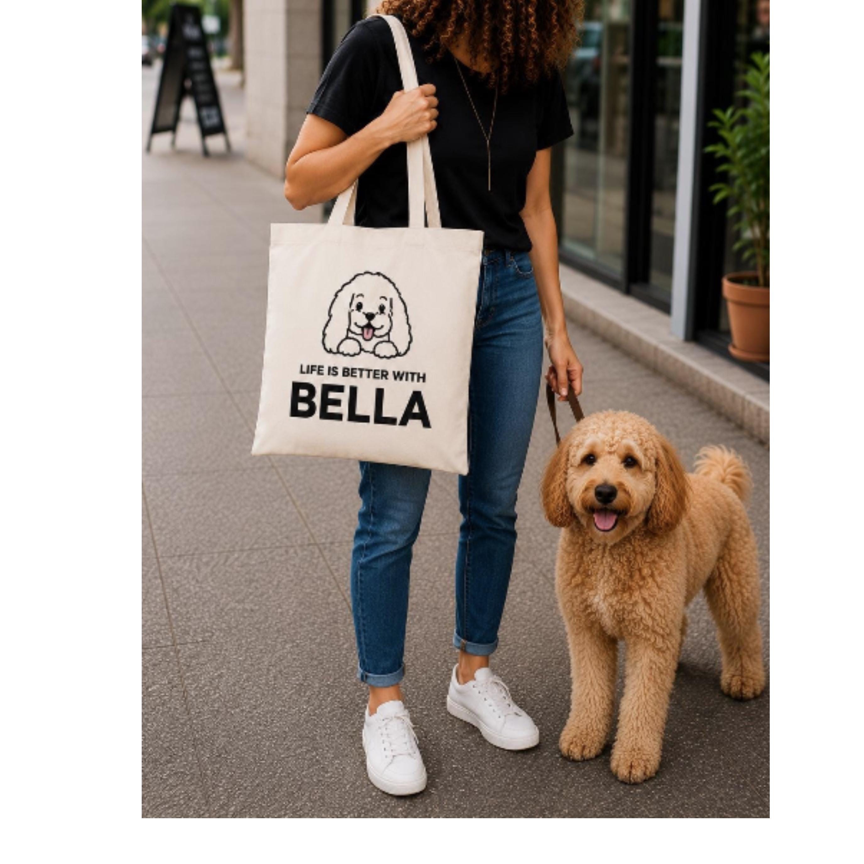 Dog Mum Bag | Life Is Better With Your Dog Canvas Tote