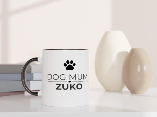 Dog Dad Gift | Personalised Dog Dad Mug | Custom Dog Name Ceramic Coffee Cup