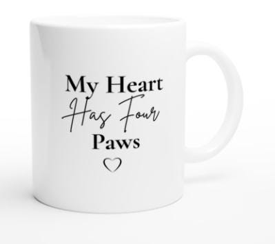 Dog Dad Gift | Personalised Dog Dad Mug | Custom Dog Name Coffee Cup | White Ceramic