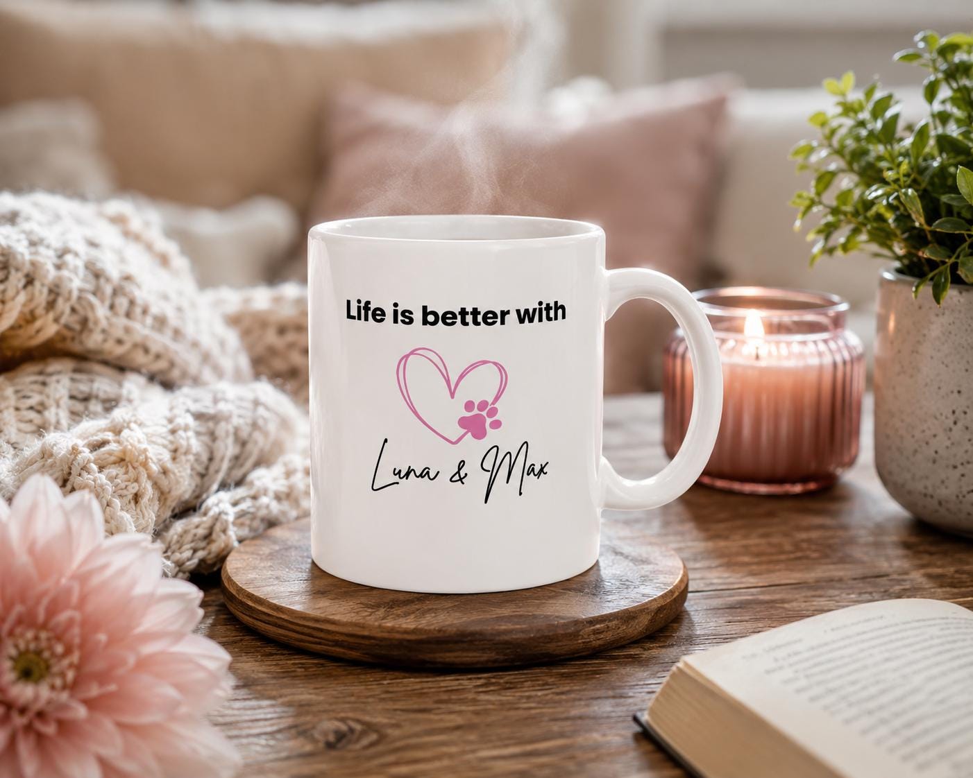 Personalised Dog Mum Ceramic Mug