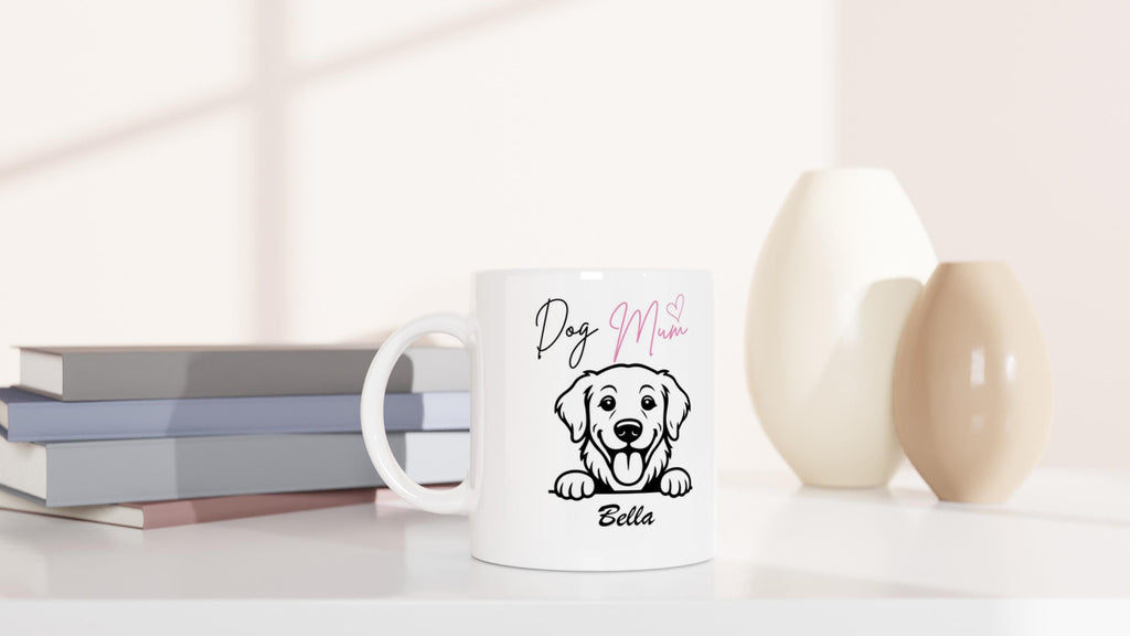 Golden Retriever Dog Mum Mug | Personalised Dog Mum Ceramic Mug
