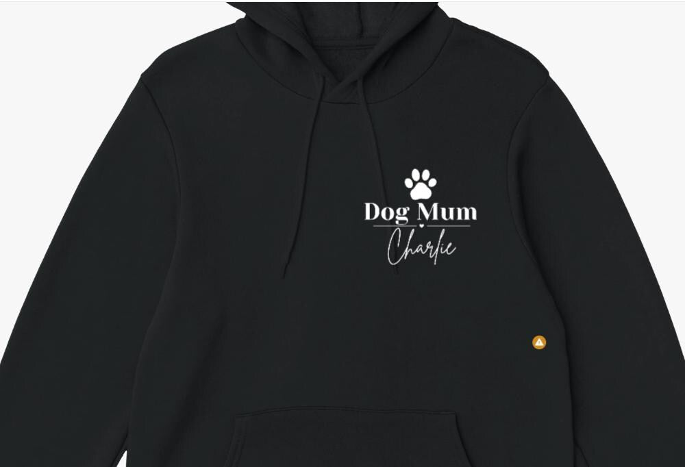 Dog Mum Gift | Personalised Dog Mum Hoodie | Custom Breed Name, Dog Lover Gift