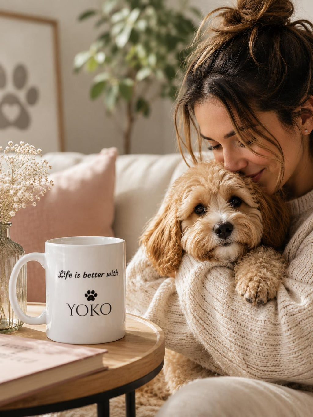Personalised Dog Mum Mug | Custom Dog Name Coffee Cup | Ceramic 11oz