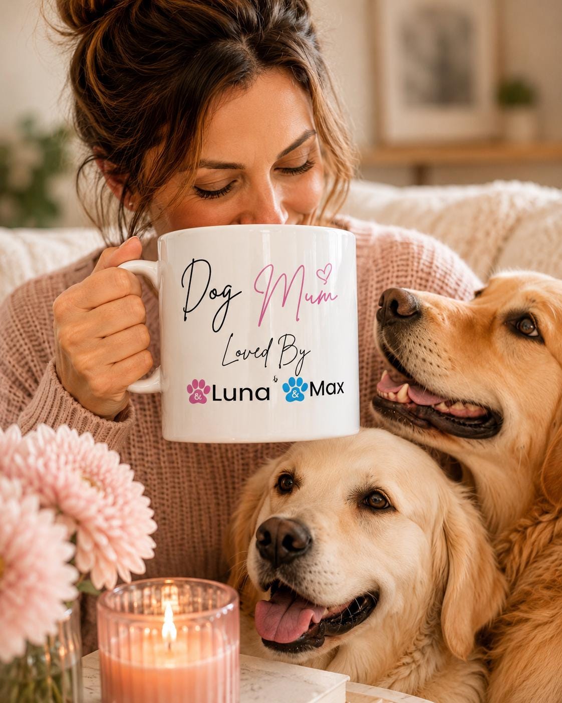 Personalised Dog Mum Ceramic Mug