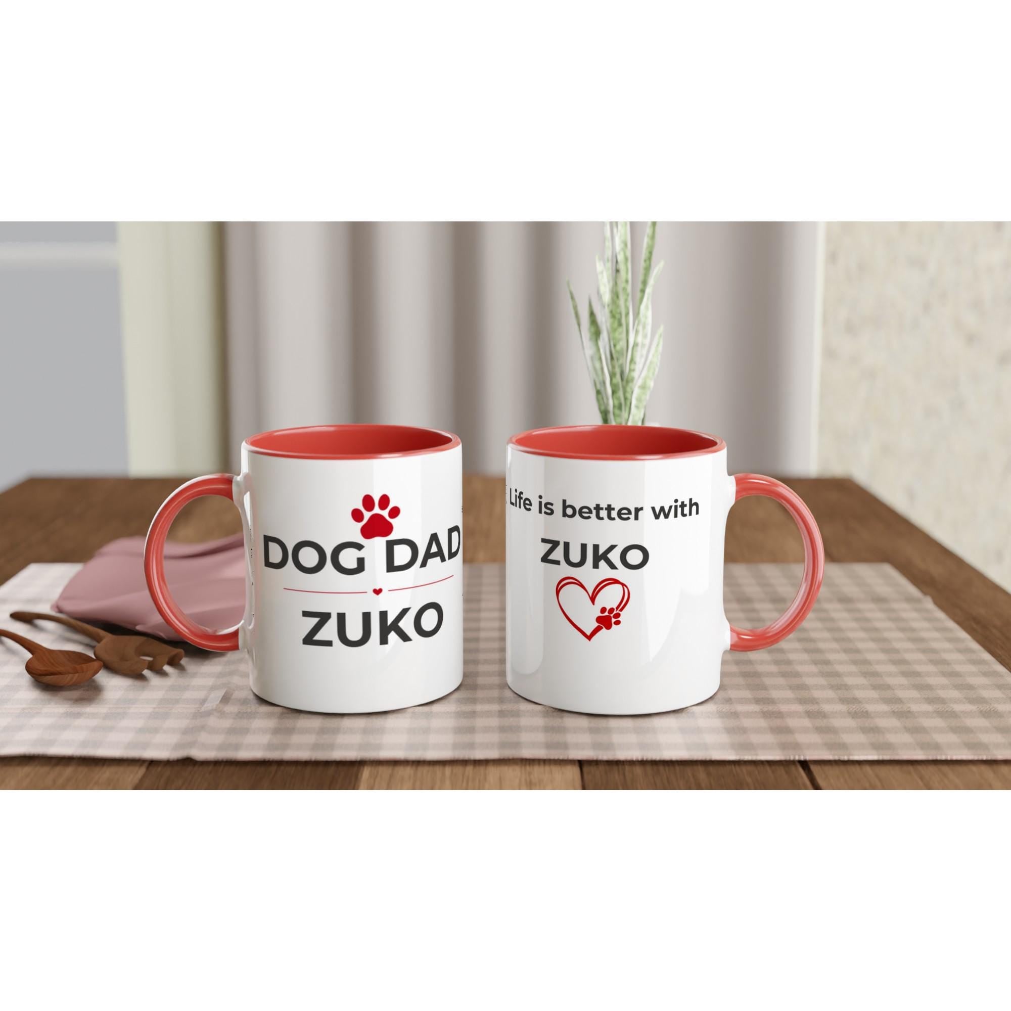 Dog Dad Gift | Personalised Dog Dad Ceramic Mug| Dog Dad Coffee Mug