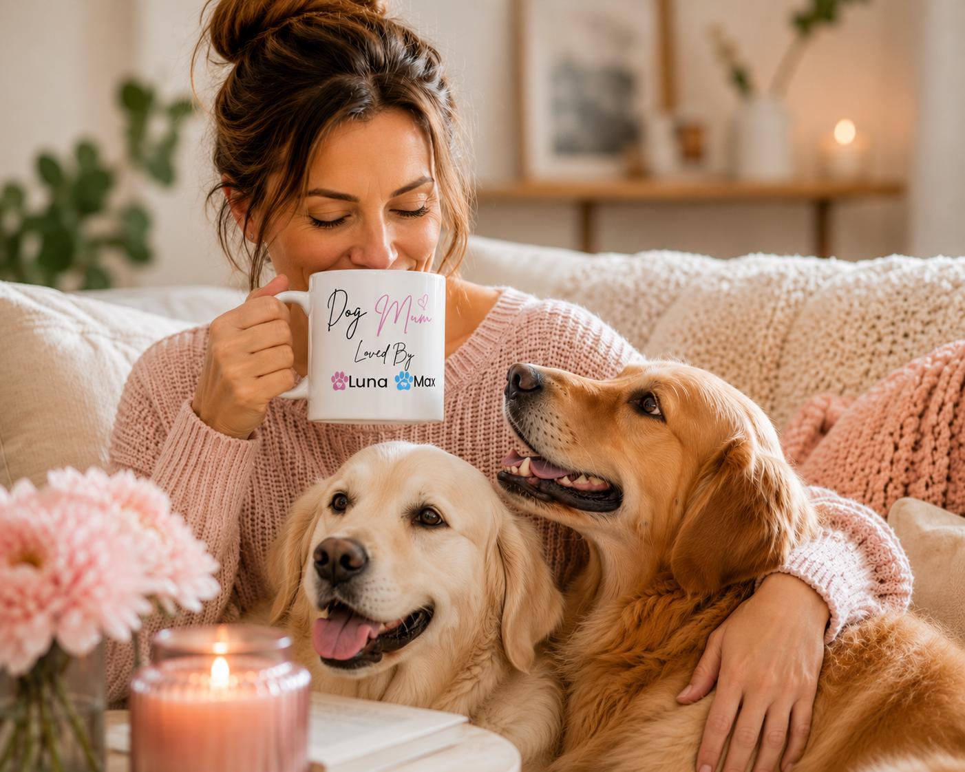 Personalised Dog Mum Ceramic Mug