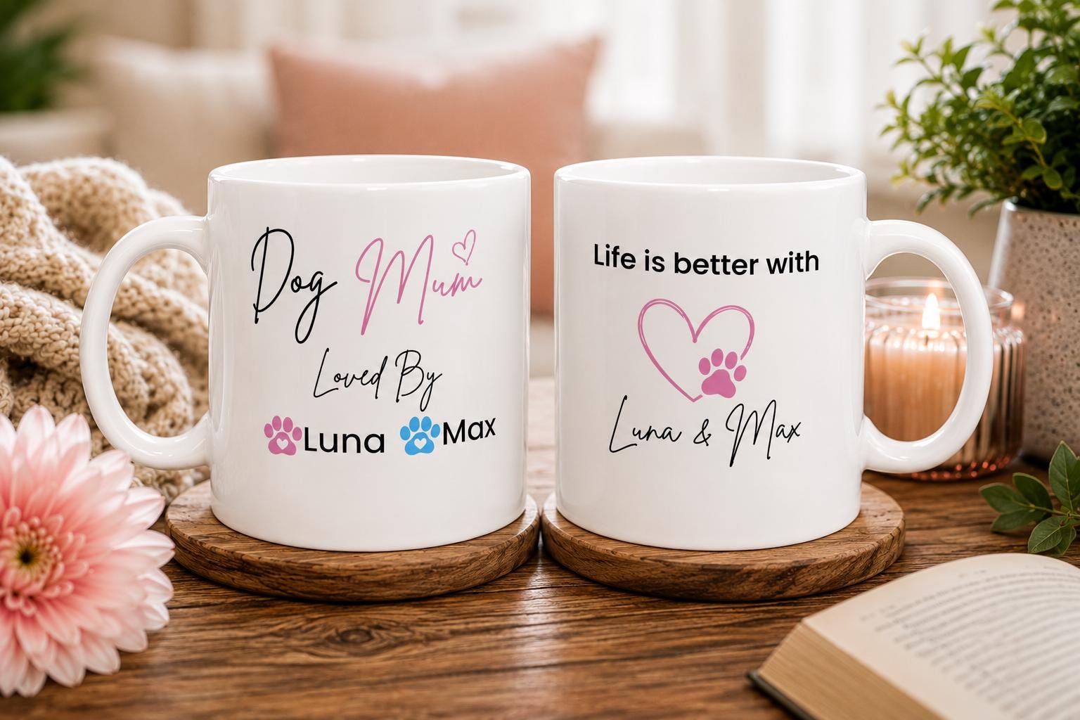 Personalised Dog Mum Ceramic Mug