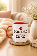 Dog Dad Gift | Personalised Dog Dad Ceramic Mug| Dog Dad Coffee Mug