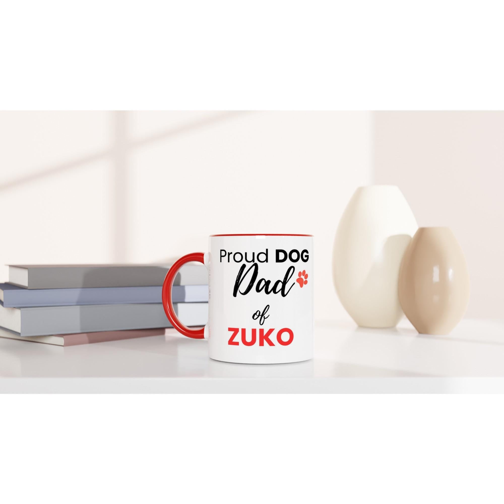 Dog Dad Gift | Personalised Dog Dad Ceramic Mug| Dog Dad Coffee Mug | Proud dog dad