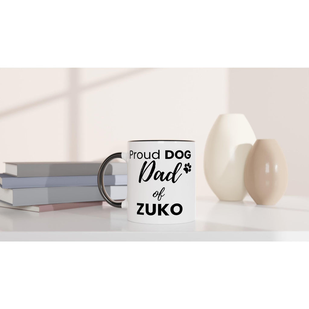Dog Dad Gift | Personalised Dog Dad Ceramic Mug| Dog Dad Coffee Mug | Proud dog dad